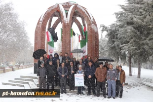 مراسم بزرگداشت آغاز دهه فجر در آموزشکده فنی شهید مفتح برگزار شد. 3