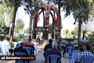 مراسم زیارت  عاشورا در جوار مزار شهید گمنام آموزشکده شهید مفتح  برگزار شد