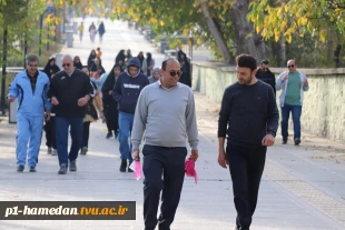 همایش پیاده روی خانوادگی اساتید و کارکنان آموزشکده شهید مفتح به مناسبت  هفته تربیت بدنی 3