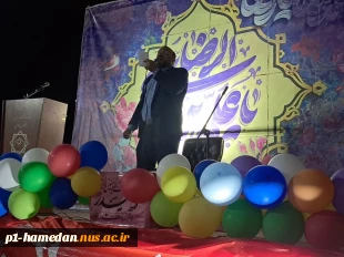 به همت واحد فرهنگی و دانشجویی دانشکده ملی مهارت شهید جباریان:
مراسم جشن و مولودی خوانی به مناسبت دهه کرامت، میلاد با سعادت امام رضا(ع) و گرامیداشت هفته خوابگاه، در محوطه خوابگاه دانشکده شهید جباریان برگزار شد.
 2