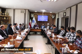 آیین تکریم و معارفه فرمانده حوزه شهید سلیمانی دانشگاه ملی مهارت استان همدان و بسیج دانشجویی دانشکده شهید مفتح برگزار شد 3