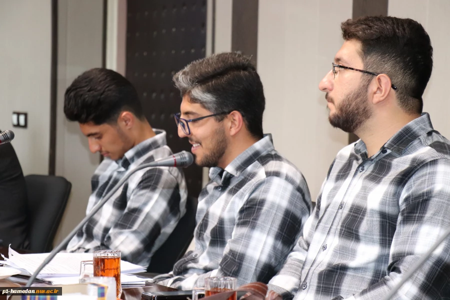 آیین تکریم و معارفه فرمانده حوزه شهید سلیمانی دانشگاه ملی مهارت استان همدان و بسیج دانشجویی دانشکده شهید مفتح برگزار شد 5
