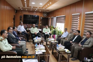 فرمانده نیروی انتظامی استان همدان در دیدار با هیات رئیسه دانشگاه ملی مهارت:
آموزشهای مهارت محور موجب ارتقاء امنیت اجتماعی خواهد شد. 2