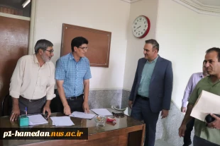 بازدید رییس دانشگاه ملی مهارت استان همدان از روند برگزاری امتحانات پایان ترم  4