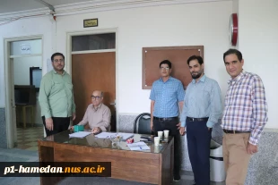 بازدید رییس دانشگاه ملی مهارت استان همدان از روند برگزاری امتحانات پایان ترم  7