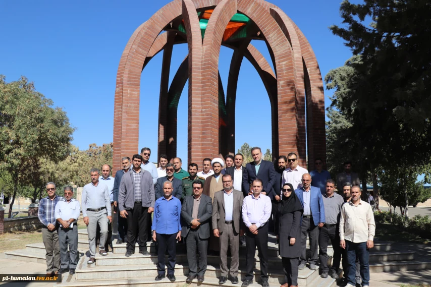تجدید میثاق با آرمانهای شهدا، نشان همدلی اهالی شهید پرور شورین با دانشگاه ملی مهارت استان همدان