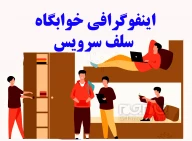 اینفوگرافی خوابگاه وسلف سرویس